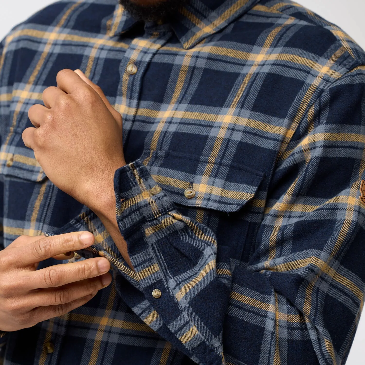 Övik Heavy Flannel Shirt M - Image 7