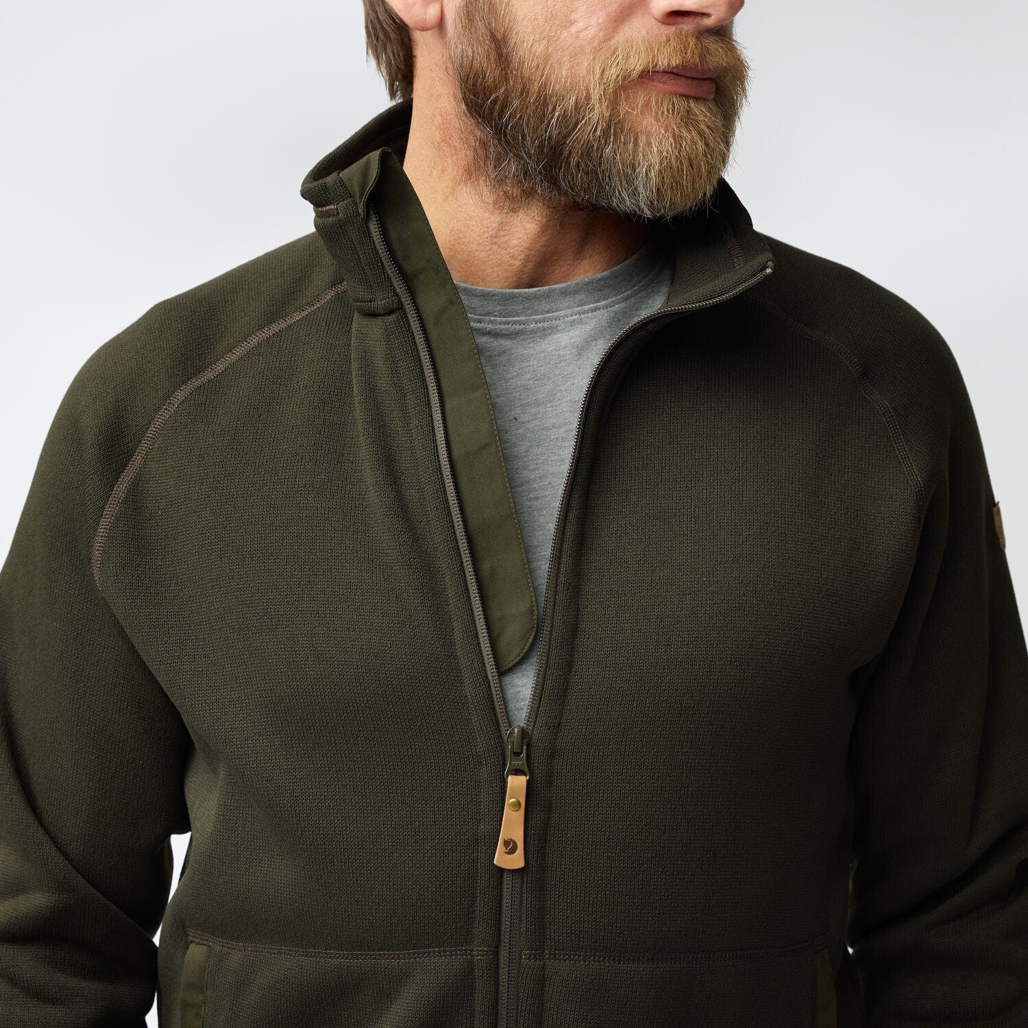 Övik Fleece Zip Sweater M - Image 3