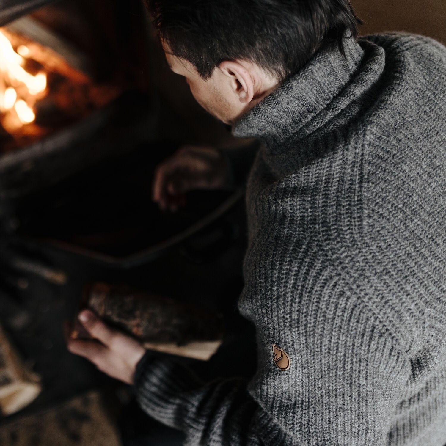 Övik Roller Neck Sweater M - Image 12