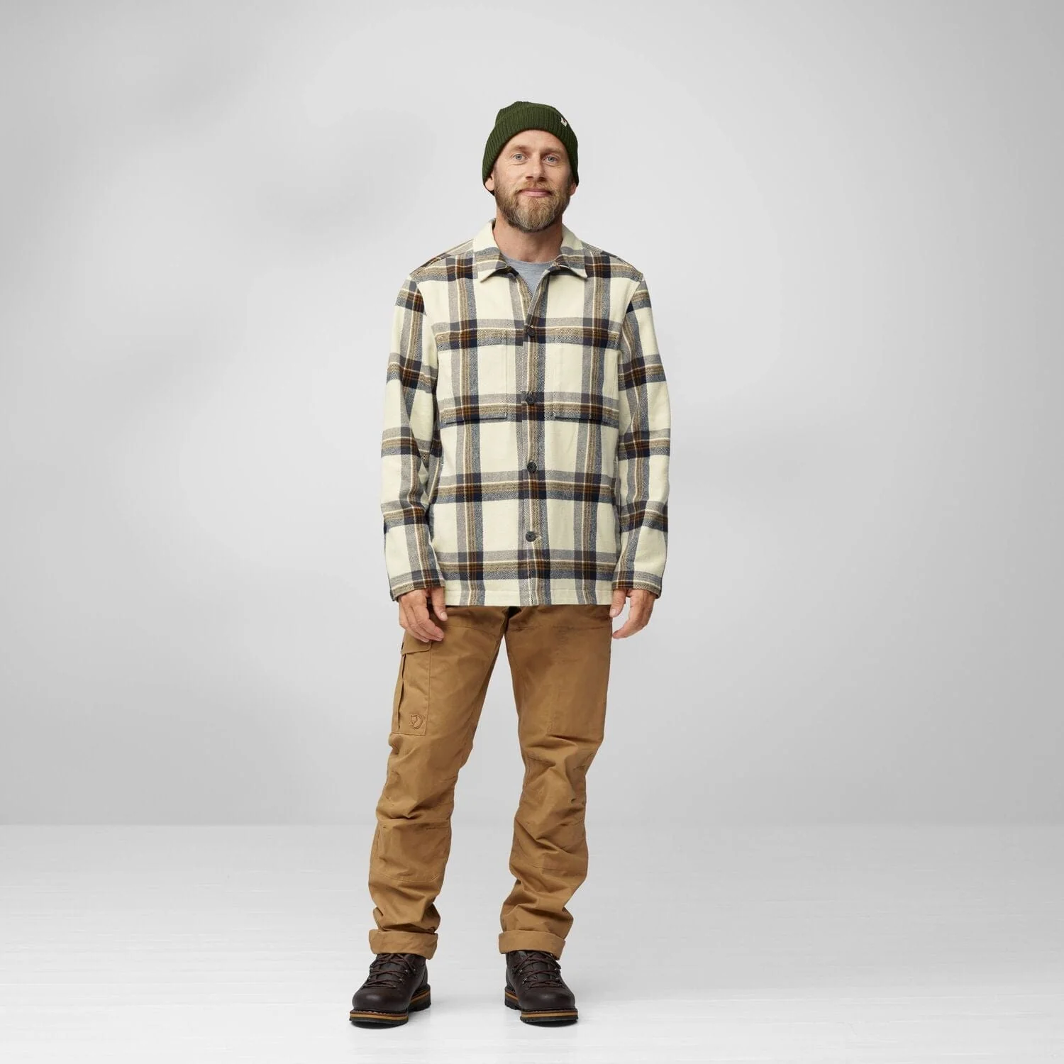 Singi Flannel Overshirt LS M - Image 3