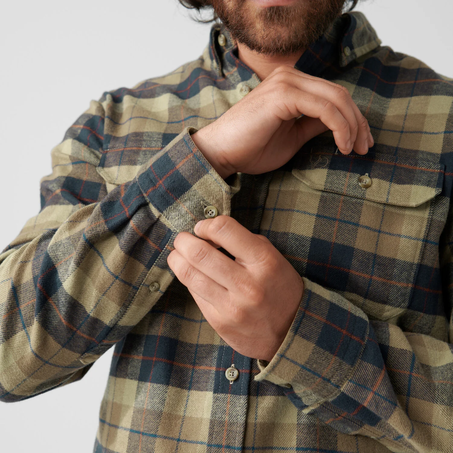 Singi Heavy Flannel Shirt M - Image 8
